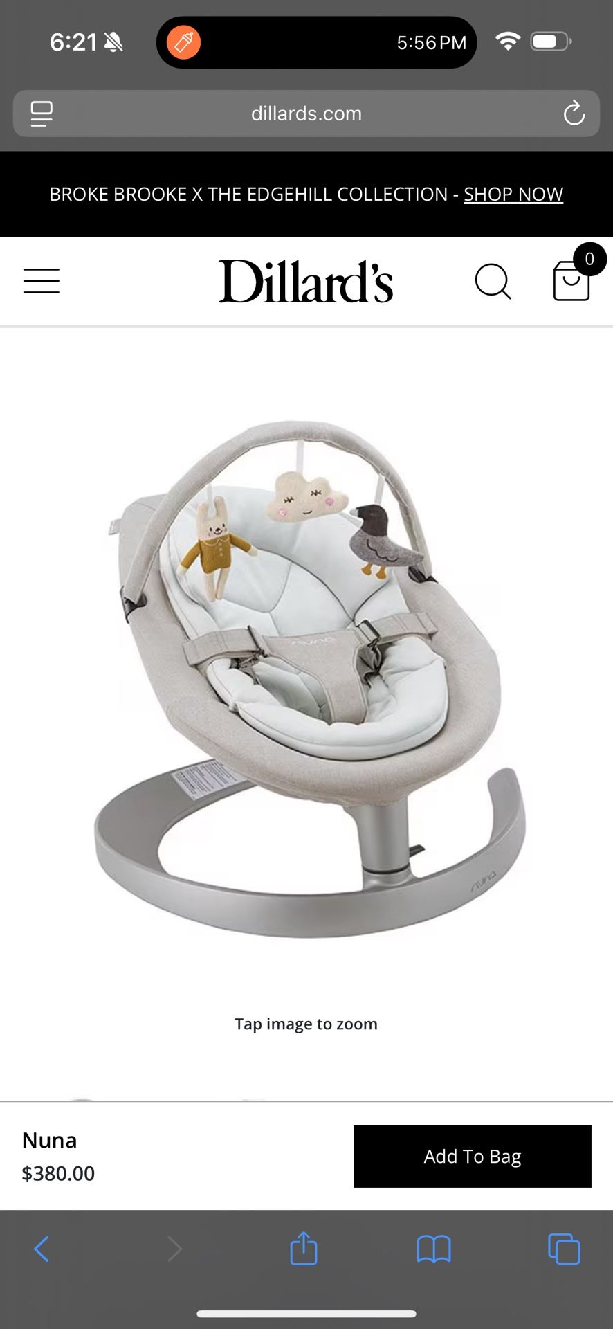 Nuna leaf Grow Baby Seat And Rocker Lounger