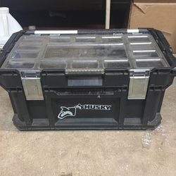 Husky Connect Cantilever Tool Box & Small Parts Organizer