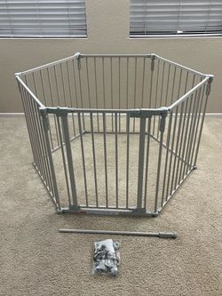 Toddleroo by North States 3-In-1 Metal Superyard Play Yard Barrier for Toddlers Babies or Pets
