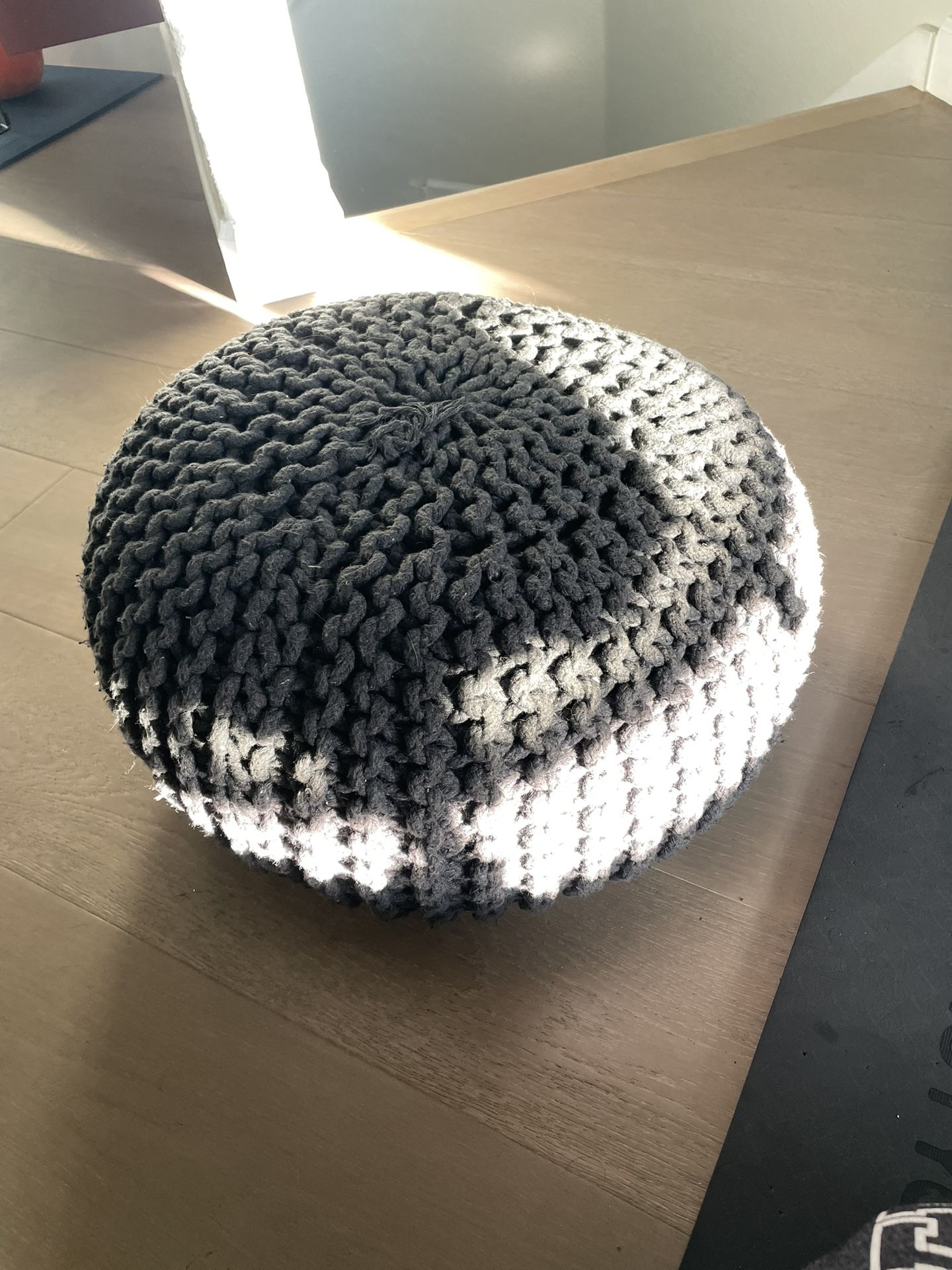 Round Pouf Foot Stool Ottoman