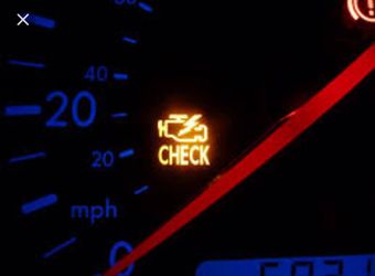 Check engine light $10