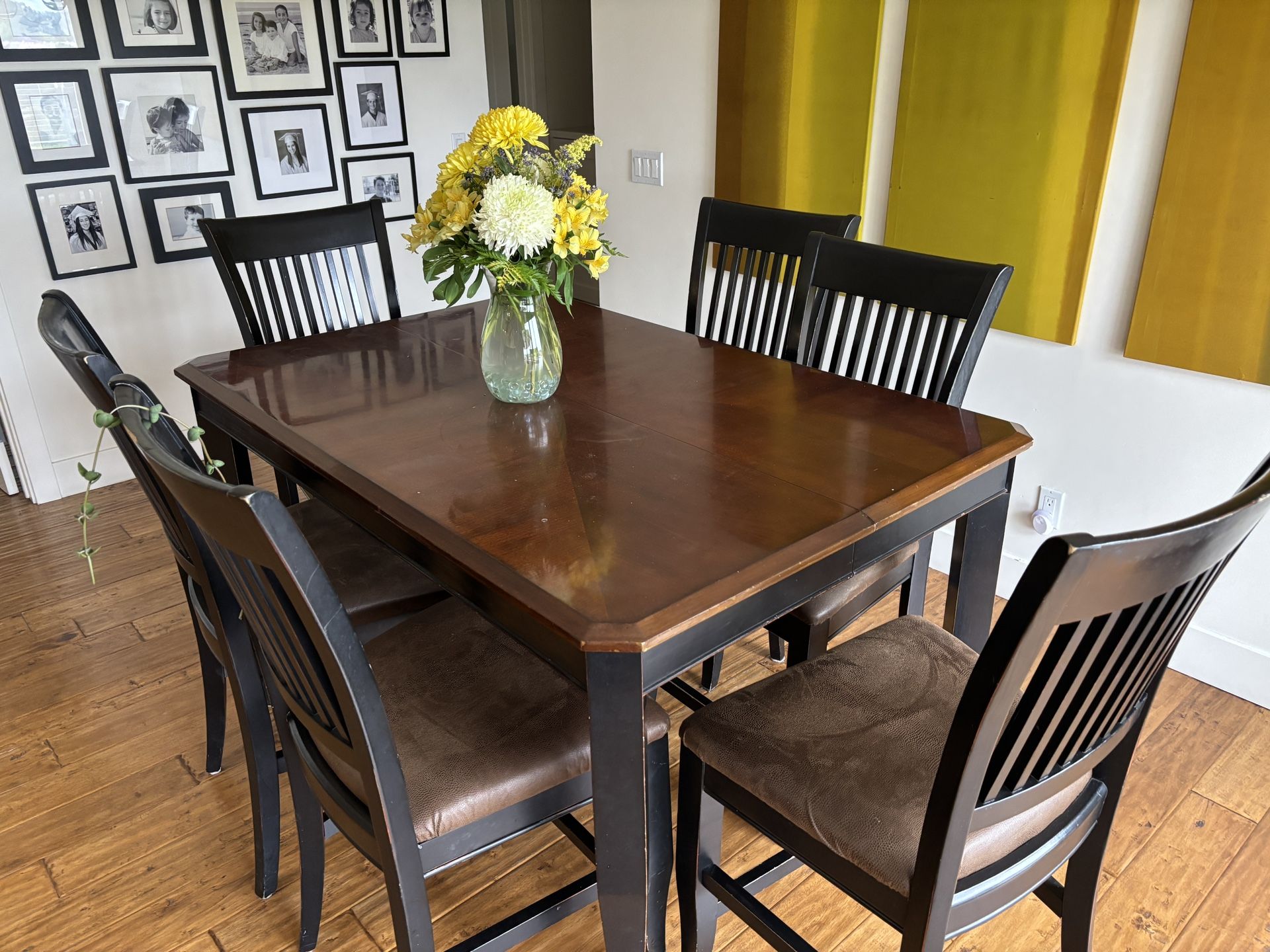 High Top Extendable Dining Room Table