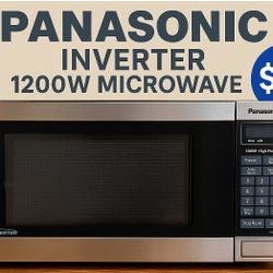 Panasonic Inverter 1200W Microwave - Excellent Condition!