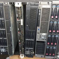 Computer Server Equipment Lot With Cisco Routers