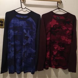 Polo Blue/Red Camo Thermal  ( Sold Individually) 