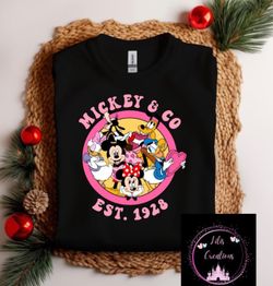Mickey and friends tshirt