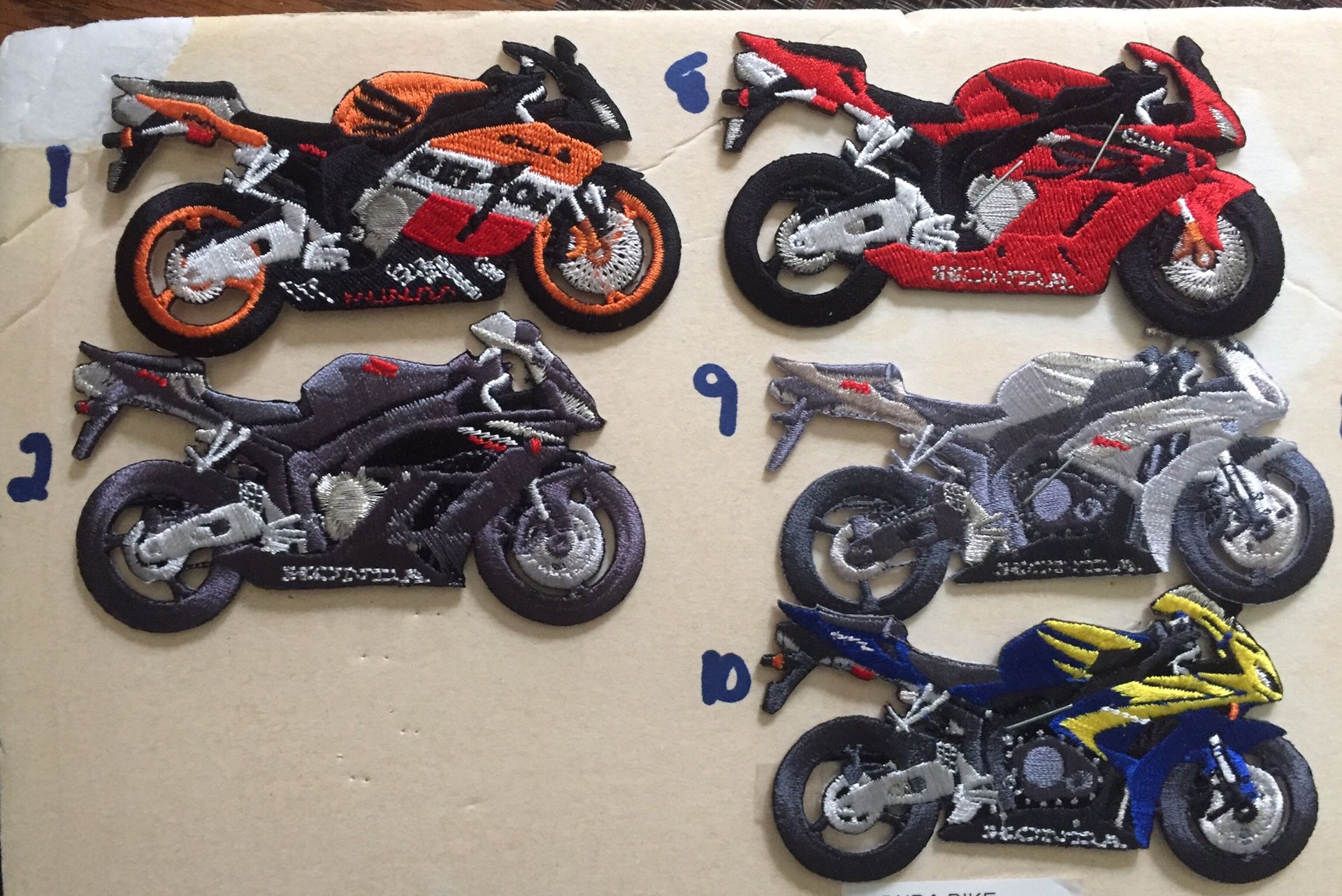 Motorcycle patches