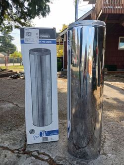 8"x36" double-wall chimney pipe
