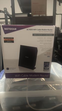 Netgear Wifi Cable Modem Router - Free Delviery