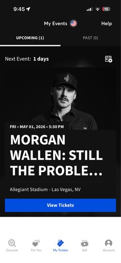 Morgan Wallen ticket