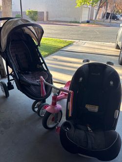 Kids’ Stroller, Car Seat & Tricycle – $50 for All