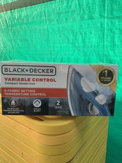 Brand new black and decker iron