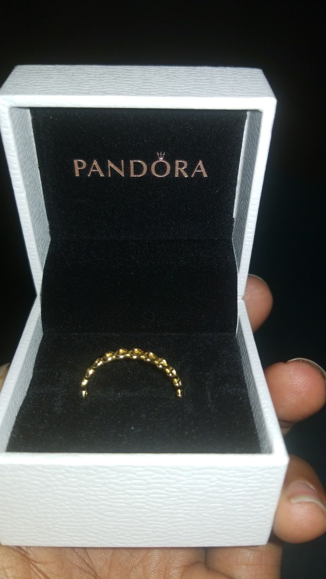 Pandora 18k gold ring
