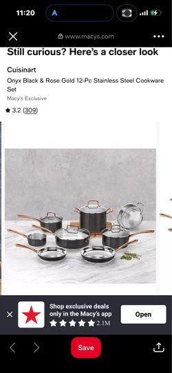 Cuisineart stainless steel cookware set