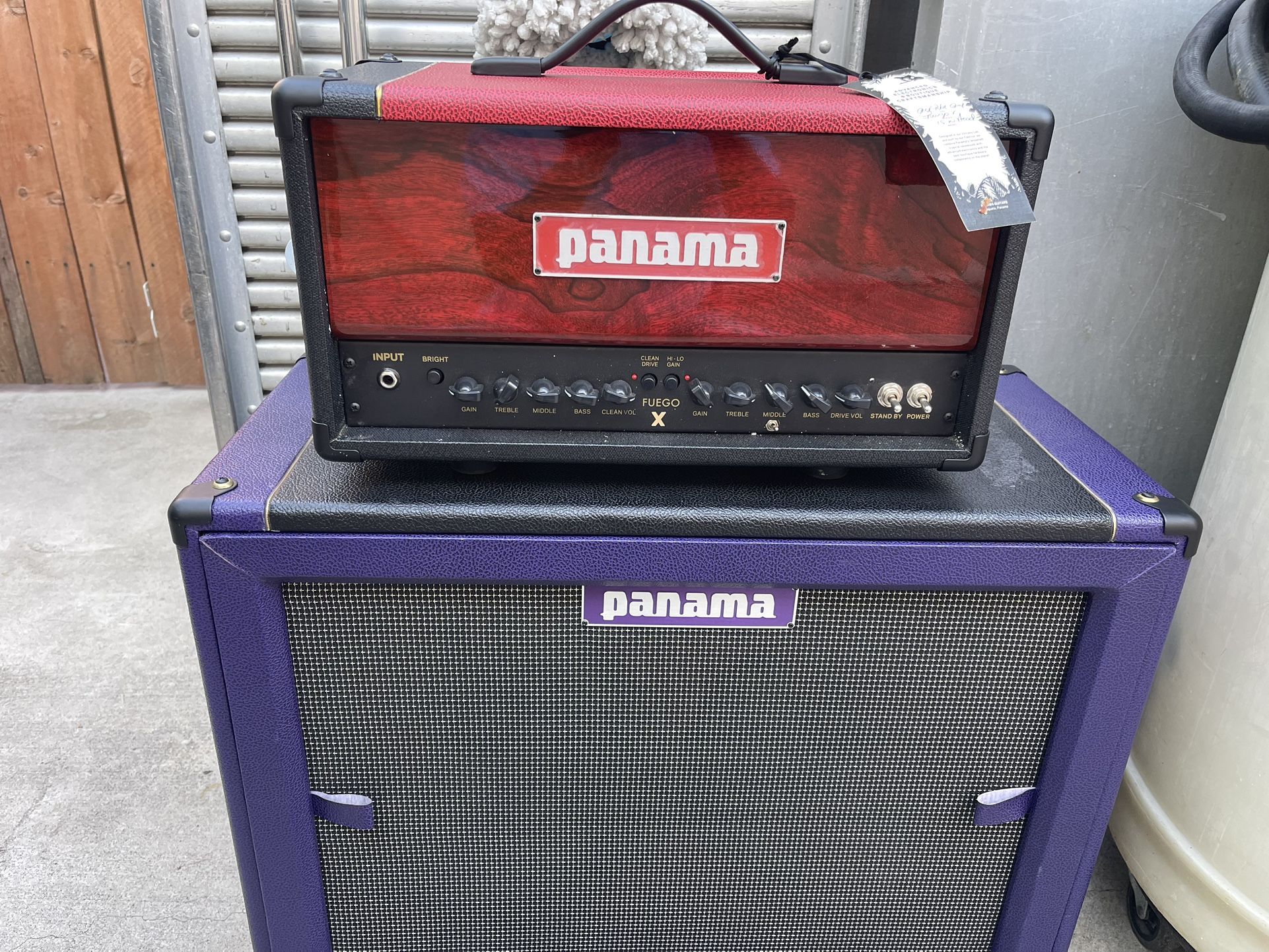 Panama Fuego X. Guitar Tube Amp With 2by12 Cab Cabinet