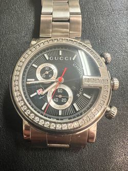 Authentic Gucci G-Chrono 101M Swiss Diamond Watch (44mm) - Fresh Battery & Recently Serviced