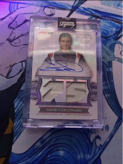 F1 15 DAVID COULTHARD Topps dynasty patch auto 9/10