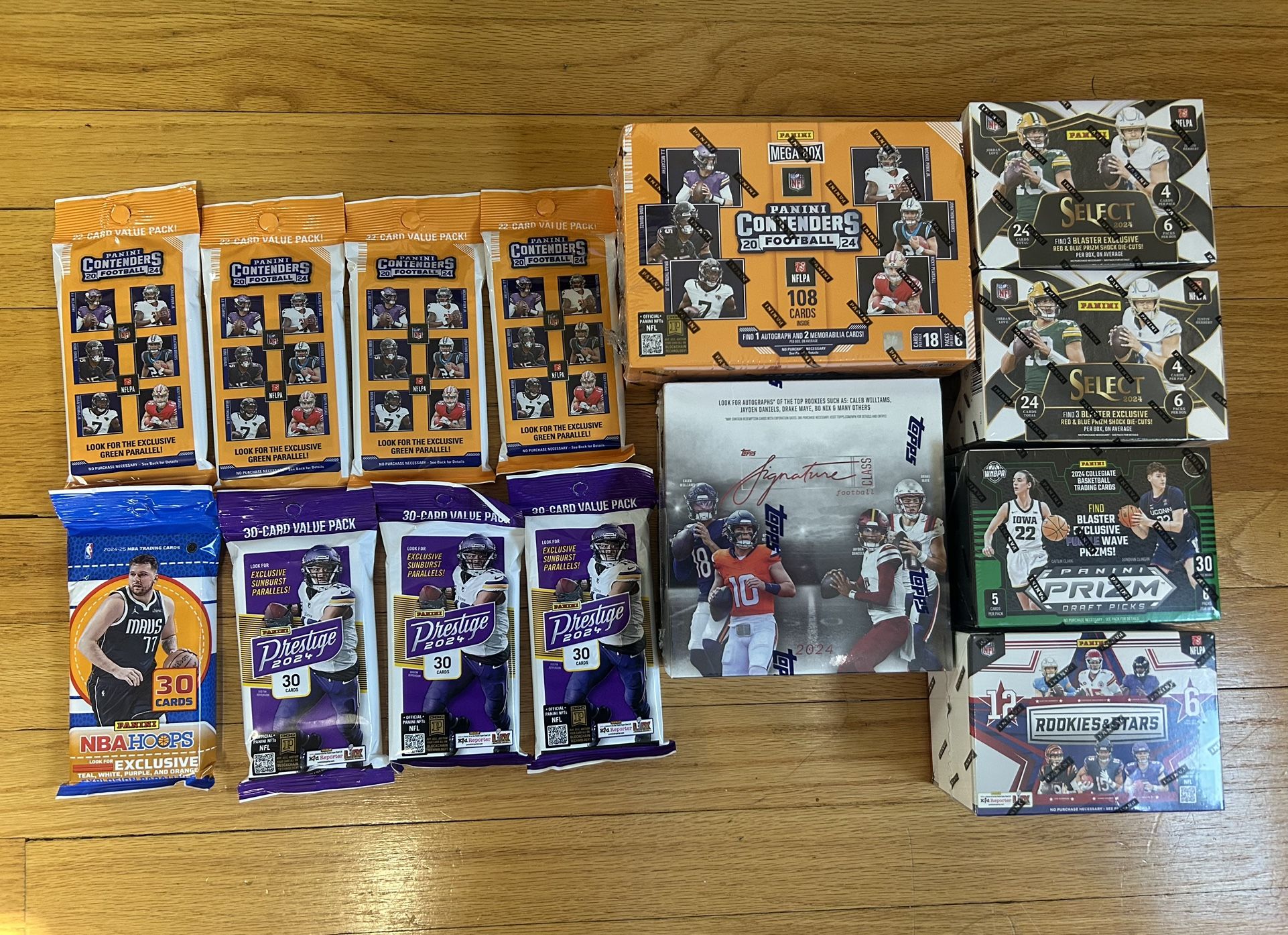 Football And Basketball Sports Cards
