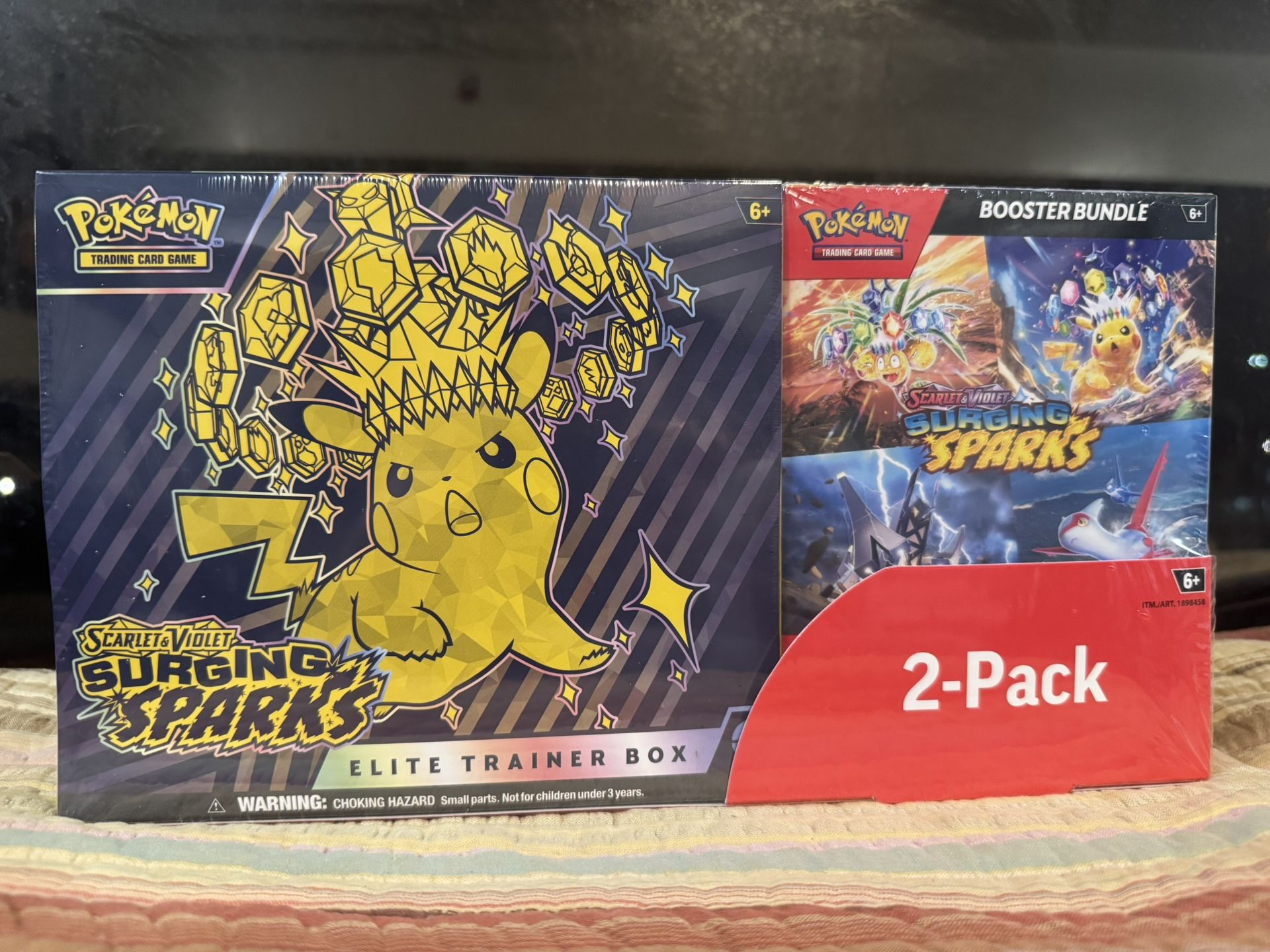 Pokemon Surging Sparks Two Pack Bundle