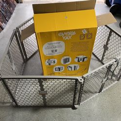Every Yay Convertible Walk-Through Pet Gate & Play Pen