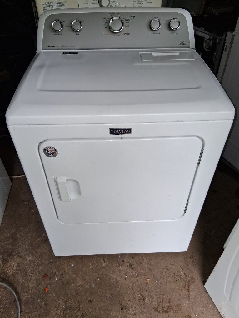 Maytag Bravos Commercial Technology High Efficiency Super Capacity Electric Dryer 