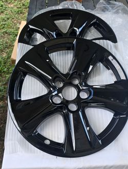NEW 2019–2024 Toyota RAV4 / RAV4 Hybrid 17” Black Wheel Skins – Set of 4