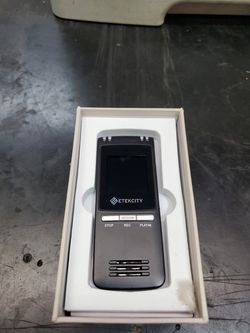 Etekcity multifunction voice recorder 8gb