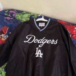 Dodger Black Windbreaker 