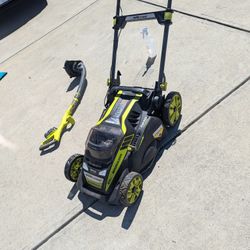 Battery Lawn Mower And Edger