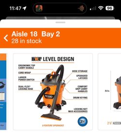Rigid vacuum