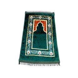 New, Prayer Mat Extra Cushion (Green)