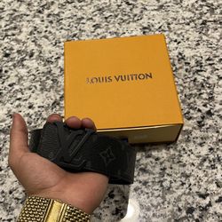 LV Belt For Men ‘All Black’