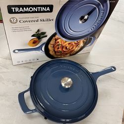 12” Enameled Cast Iron Skillet