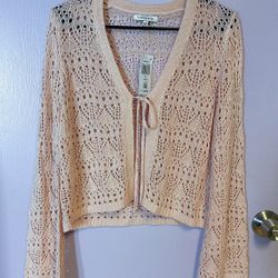 New Hooked Up Cardigan Size M