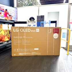 77 INCH LG OLED G5 SMART 4k TVS AI THIN Q NEW TV SALE