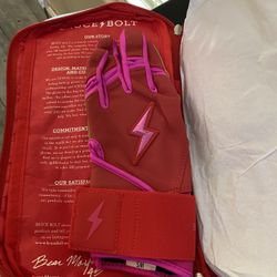Brand New Bruce Bolt Batting Gloves Baseball Softball