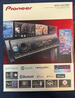 Pioneer single din MVH-S522BS