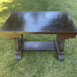 Antique Library Table