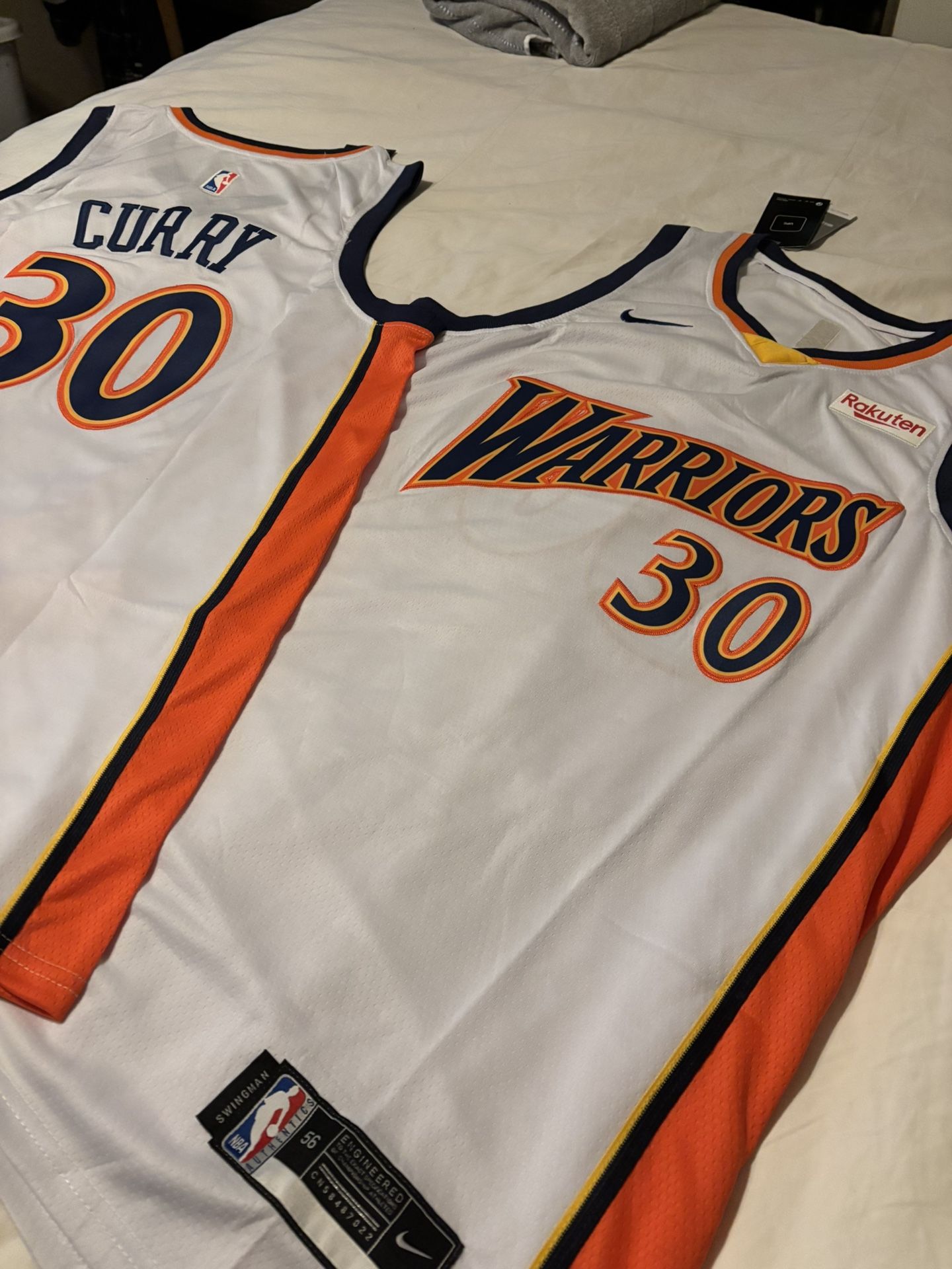 Warriors #30 Curry (XL&3XL) with Tags