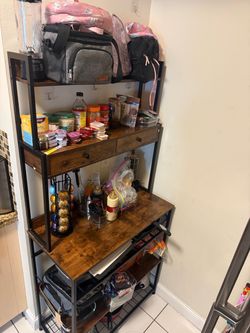 Rustic Bakers Rack
