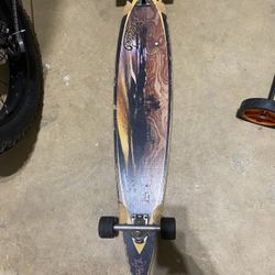 Two Longboard Skateboards 
