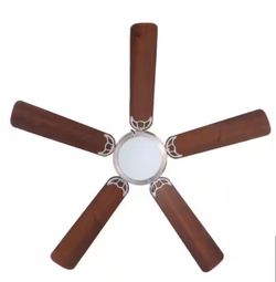 Hampton Bay Hugger 52 in. LED Indoor Brushed Nickel Ceiling Fan with Light Kit 13.5k