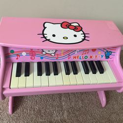 Hello Kitty Wooden Piano Kids 