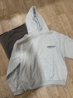 Fear of God Essentials Grey Pullover Hoodie