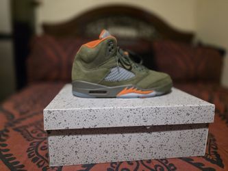 Jordan 5s Olive