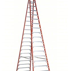 Werner 20 ft. Fiberglass Twin Step Ladder T7420. It is a Type IA, 20 foot ladder, 300 LB Per side