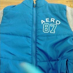 Aeropostale Blue And Grey Light Jacket 