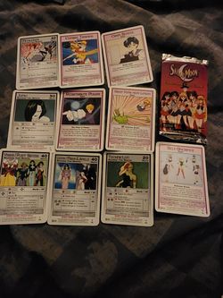 Sailor moon trading cards