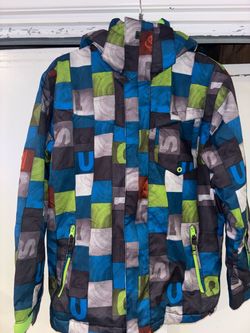Kids boys 12 quicksilver snowboarding snow jacket