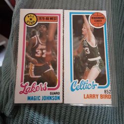 Larry Bird Rookie And Magic Johnson Rookie Card S